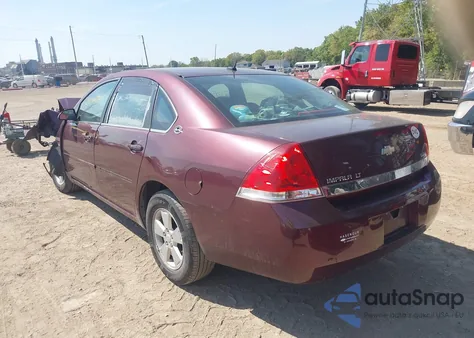 2007 Chevrolet Impala Lt from USA, damaged, VIN 2G1WT58K779182793